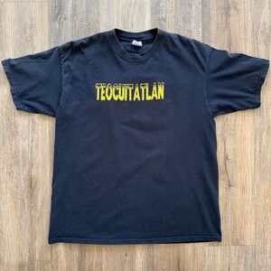 VTG Teocuitatlan de Corona‎ Jal Double-Sided T-Shirt Black XL